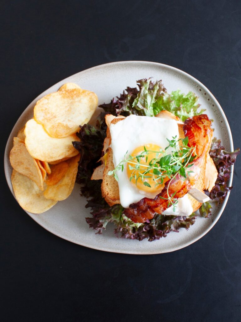 Clubsandwich oppefra